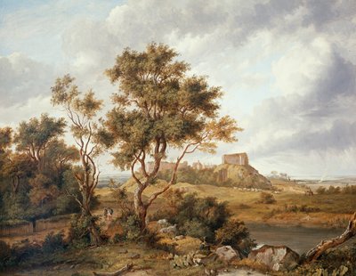 Castello di Carisbrooke, Isola di Wight da Patrick Nasmyth